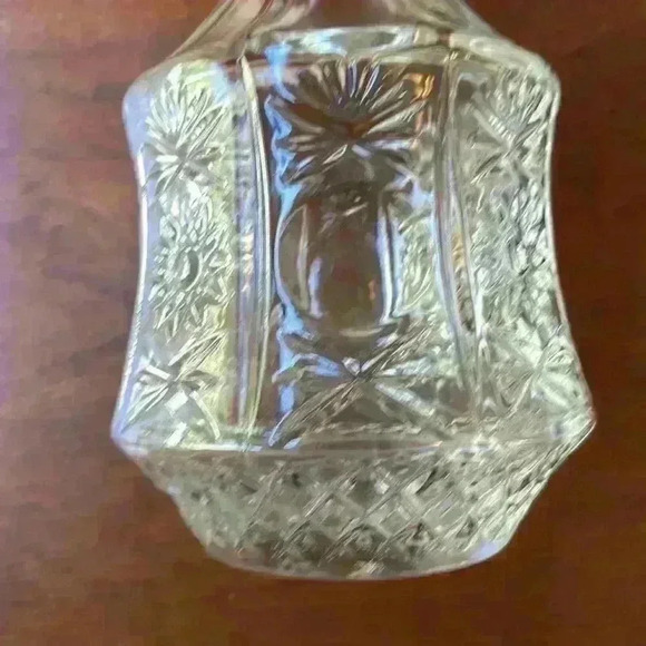 Vintage Royal Crystal Rock Decanter 24% Lead Crystal Made In Italy - Picture 5 of 9